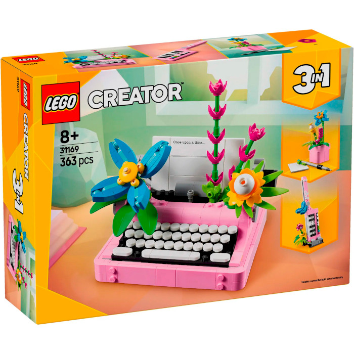 Конструктор LEGO Creator Печатная машинка с цветами 363дет. (31169)