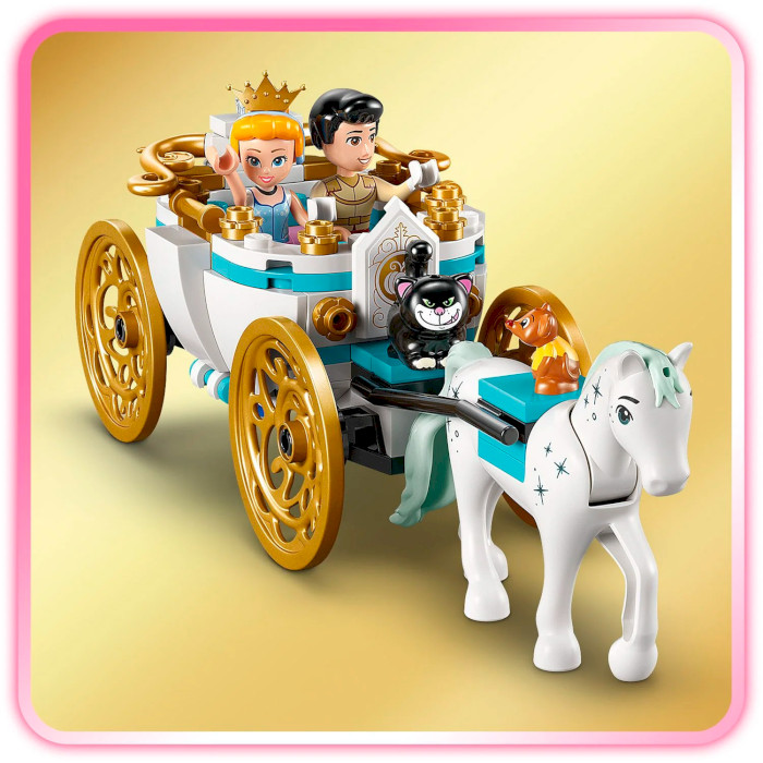 Конструктор LEGO Disney Princess Замок Золушки и карета 596дет. (43275)