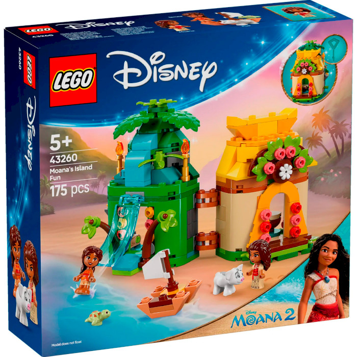 Конструктор LEGO Disney Островные развлечения Моаны 175дет. (43260)