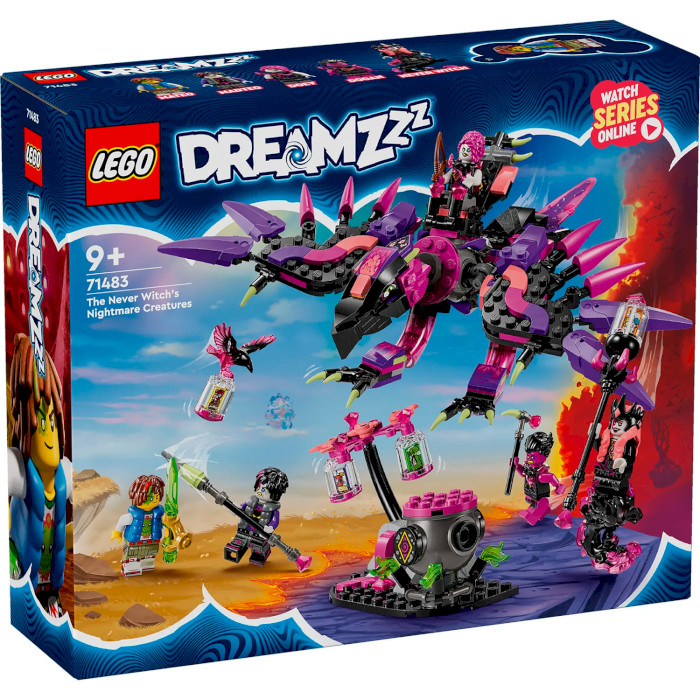 Конструктор LEGO DREAMZzz Кошмарные существа Неизведанного 457дет. (71483)