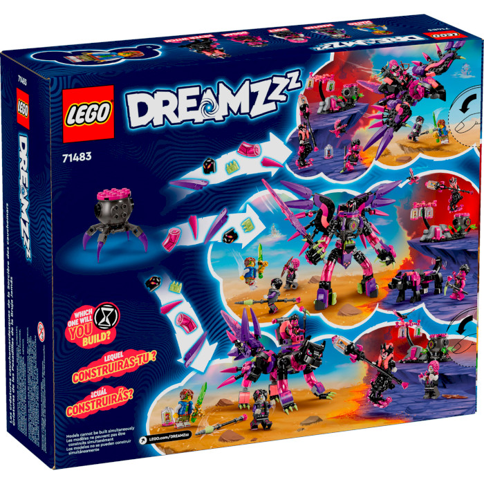 Конструктор LEGO DREAMZzz Кошмарные существа Неизведанного 457дет. (71483)