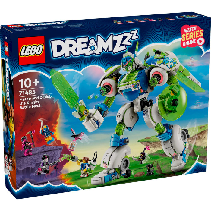 Конструктор LEGO DREAMZzz Матео и рыцарский боевой робот Z-Blob 1333дет. (71485)