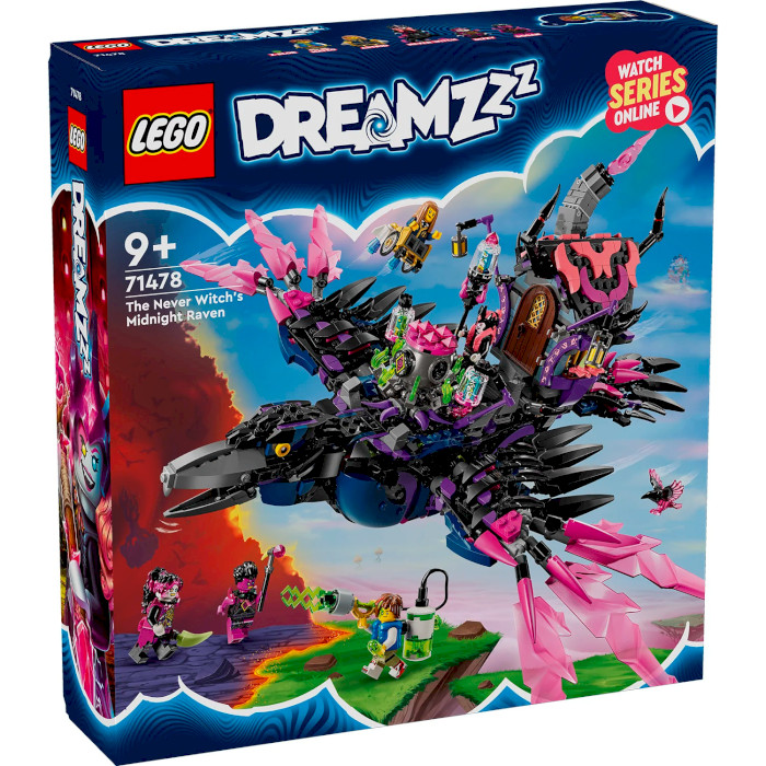 Конструктор LEGO DREAMZzz Полночный ворон Неизведанного 1203дет. (71478)