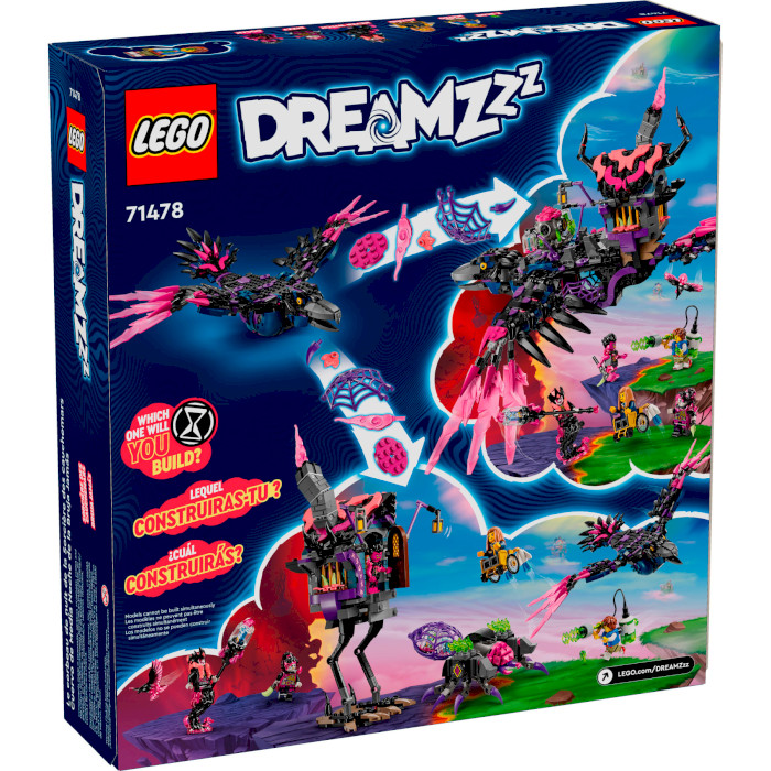 Конструктор LEGO DREAMZzz Полночный ворон Неизведанного 1203дет. (71478)