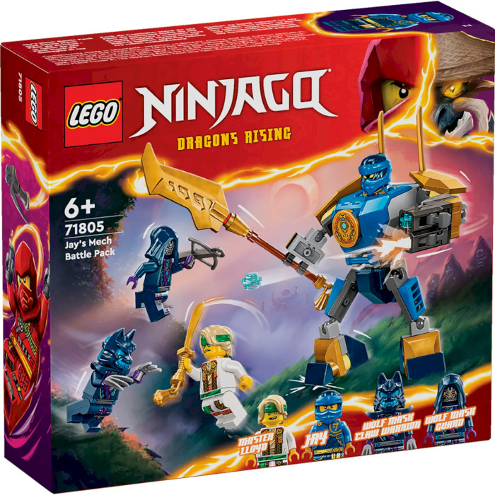 Конструктор LEGO Ninjago Боевой набор робота Джея 78дет. (71805)