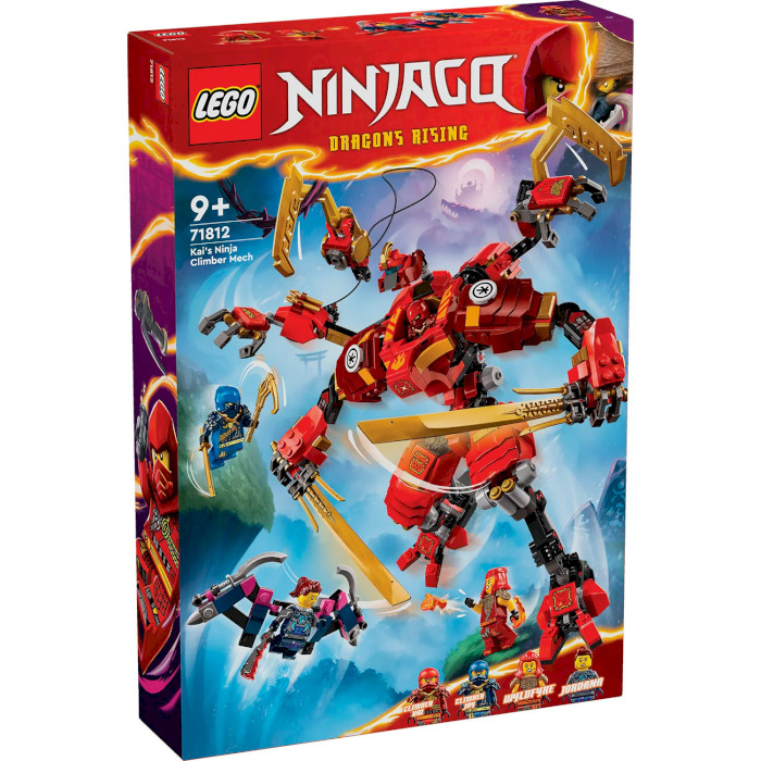 Конструктор LEGO Ninjago Робот-скалолаз ниндзя Кай 623дет. (71812)