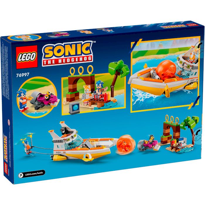 Конструктор LEGO Sonic the Hedgehog Лодка из «Приключений Тейлза» 393дет. (76997)