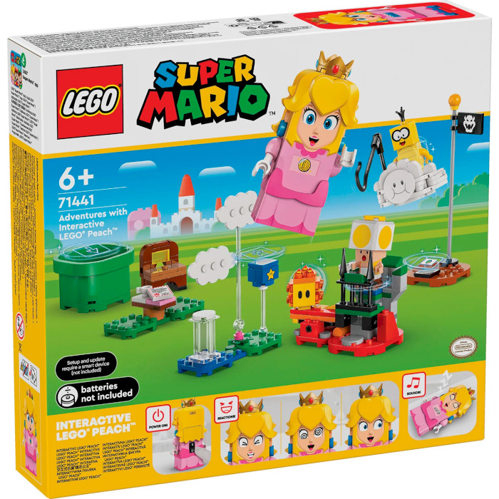 Конструктор LEGO Super Mario Приключения с интерактивной LEGO Пич 208дет. (71441)