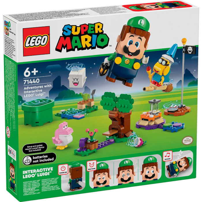 Конструктор LEGO Super Mario Приключения с интерактивным LEGO Луиджи 210дет. (71440)