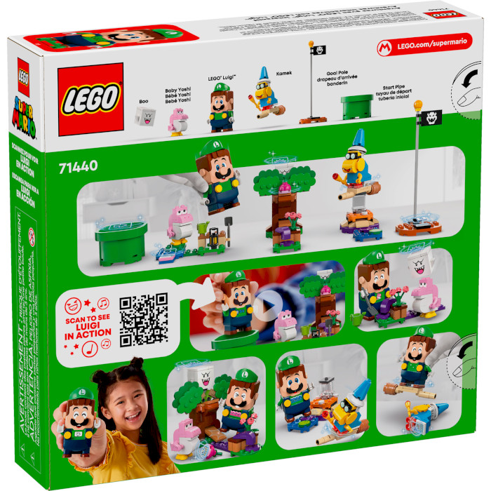 Конструктор LEGO Super Mario Приключения с интерактивным LEGO Луиджи 210дет. (71440)