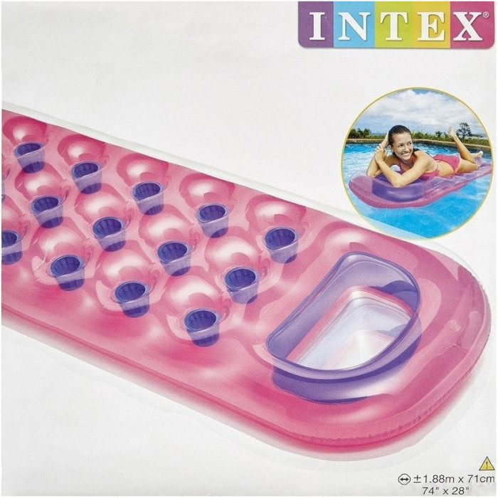 Надувной матрас INTEX 59895 188x71 Pink (59895 PINK)