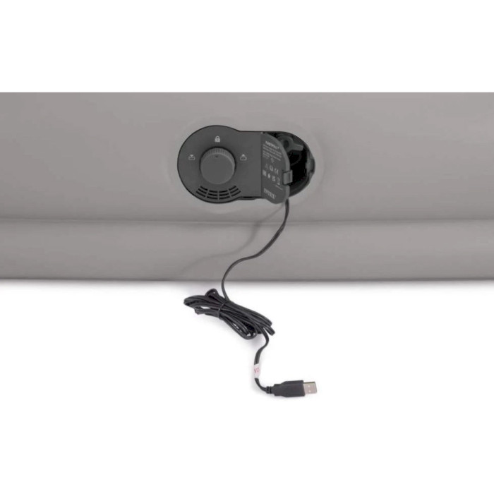 Надувной матрас INTEX Dura-Beam Plus 64157 191x99 Gray