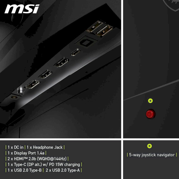 Монітор MSI MAG 275CQRF-QD E2