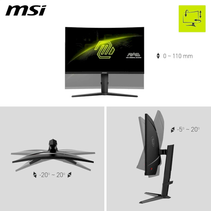 Монітор MSI MAG 275CQRF-QD E2