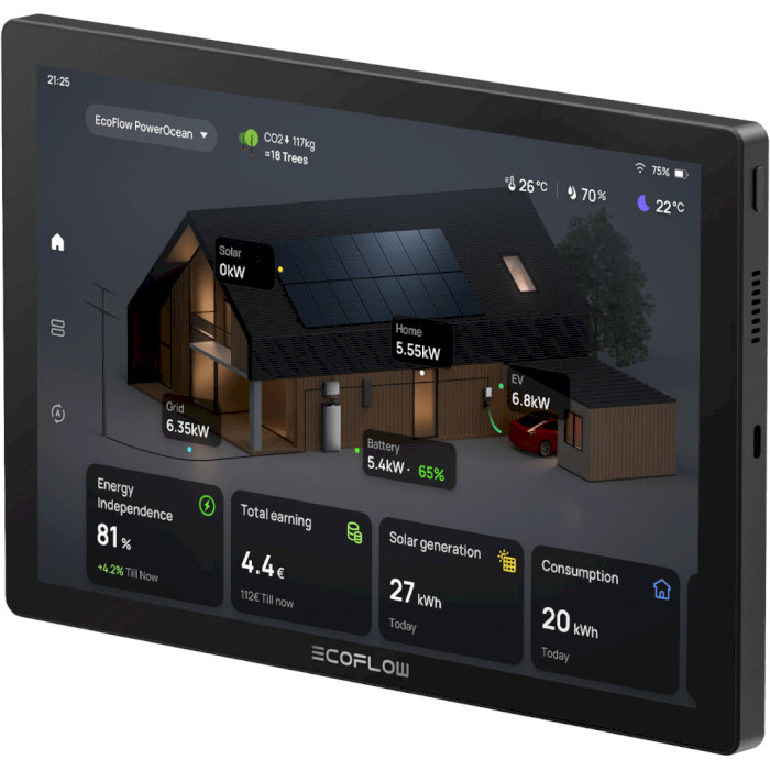 Панель управления умным домом ECOFLOW PowerInsight