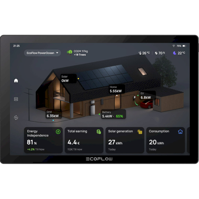 Панель управления умным домом ECOFLOW PowerInsight