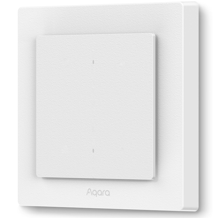 Розумний вимикач AQARA Light Switch H2 1-Channel 2-Buttons (WS-K07D)