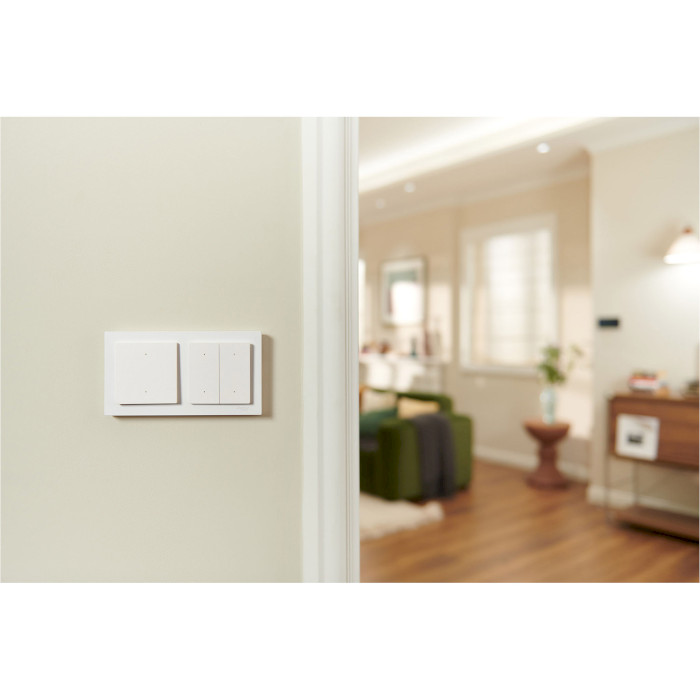 Розумний вимикач AQARA Light Switch H2 2-Channel 4-Buttons (WS-K08D)