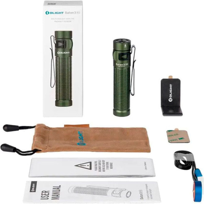 Ліхтар OLIGHT Baton 3 Pro Cool White OD Green