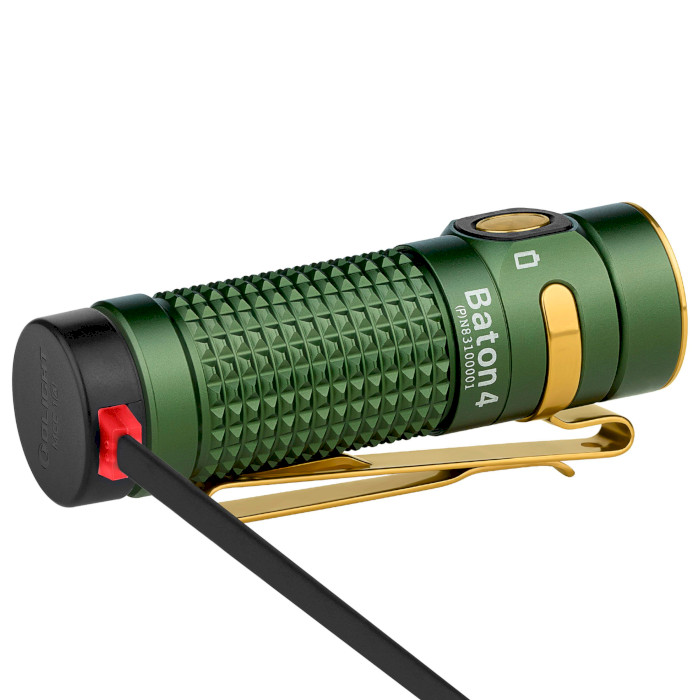 Ліхтар OLIGHT Baton 4 Premium Edition with Charging Case OD Green