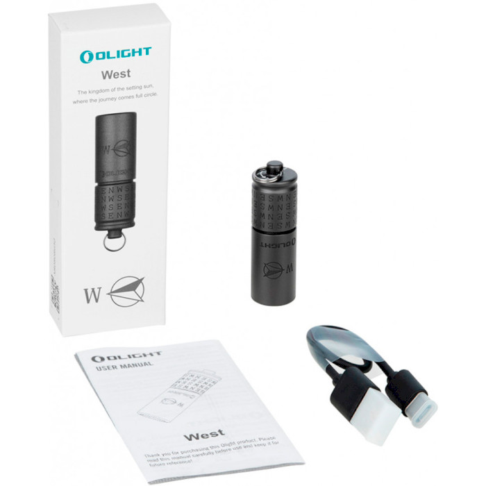 Ліхтар-брелок OLIGHT I1R 2 Pro West Black