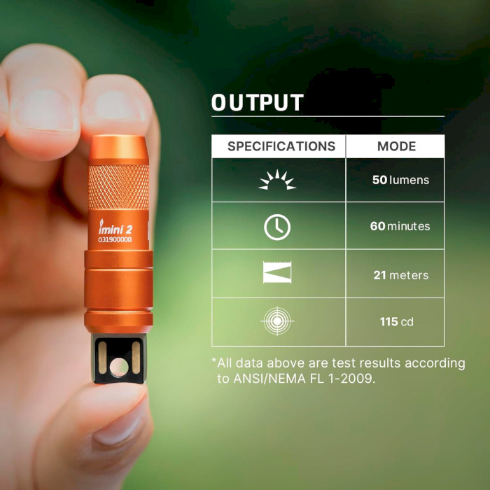 Фонарь-брелок OLIGHT Imini 2 Orange