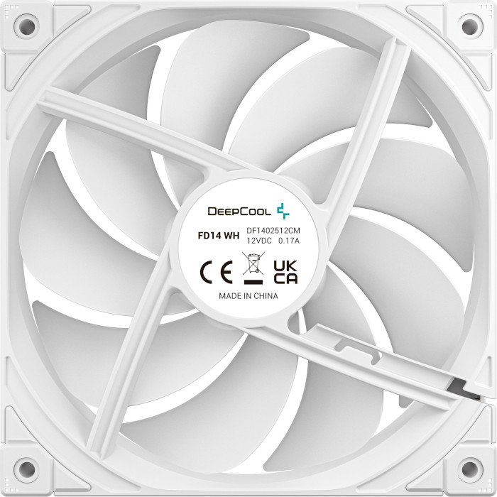 Вентилятор DEEPCOOL FD14 White (R-FD14-WHNPN1-G)