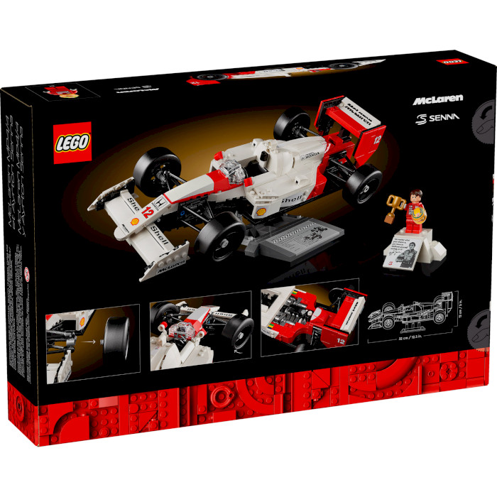 Конструктор LEGO Icons McLaren MP4/4 и Айртон Сенна 693дет. (10330)