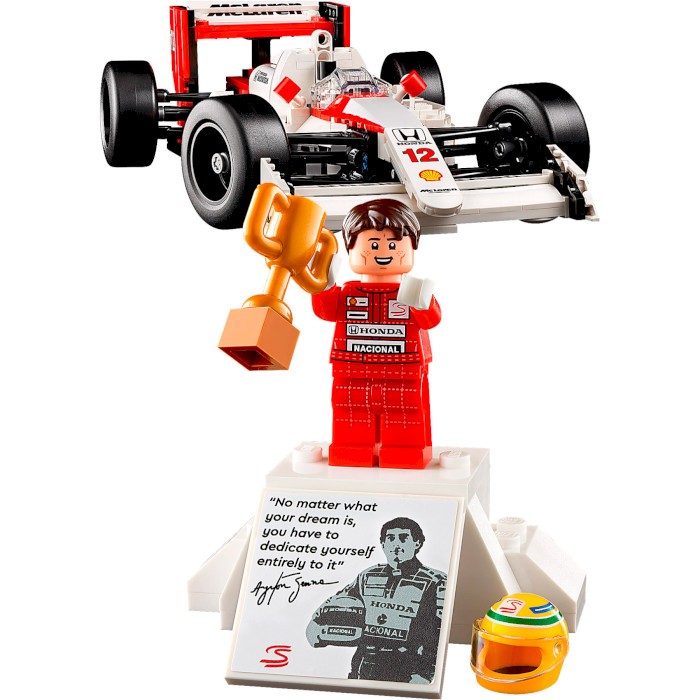 Конструктор LEGO Icons McLaren MP4/4 и Айртон Сенна 693дет. (10330)