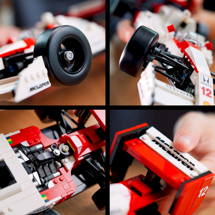 Конструктор LEGO Icons McLaren MP4/4 и Айртон Сенна 693дет. (10330)