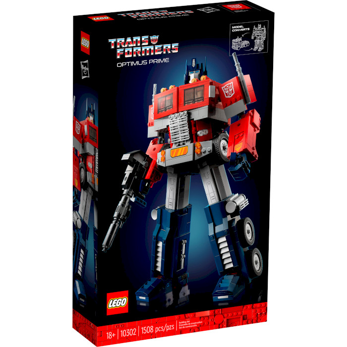 Конструктор LEGO Icons Optimus Prime 1508дет. (10302)