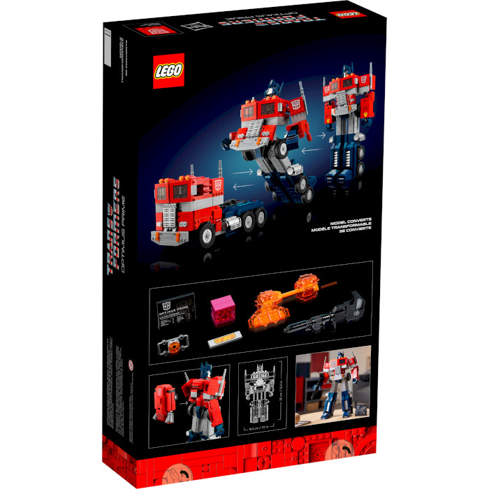 Конструктор LEGO Icons Optimus Prime 1508дет. (10302)