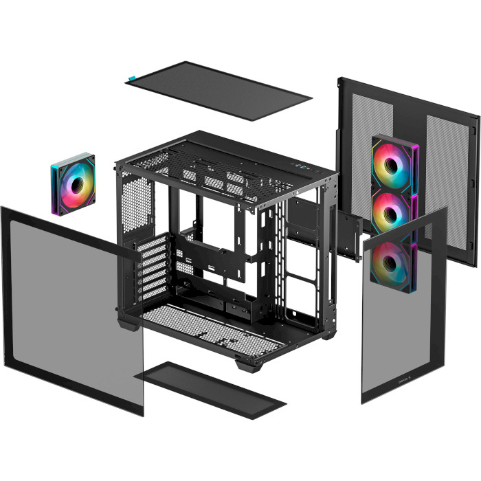 Корпус DEEPCOOL CG530 4F Black (R-CG530-BKADA4-G-1)