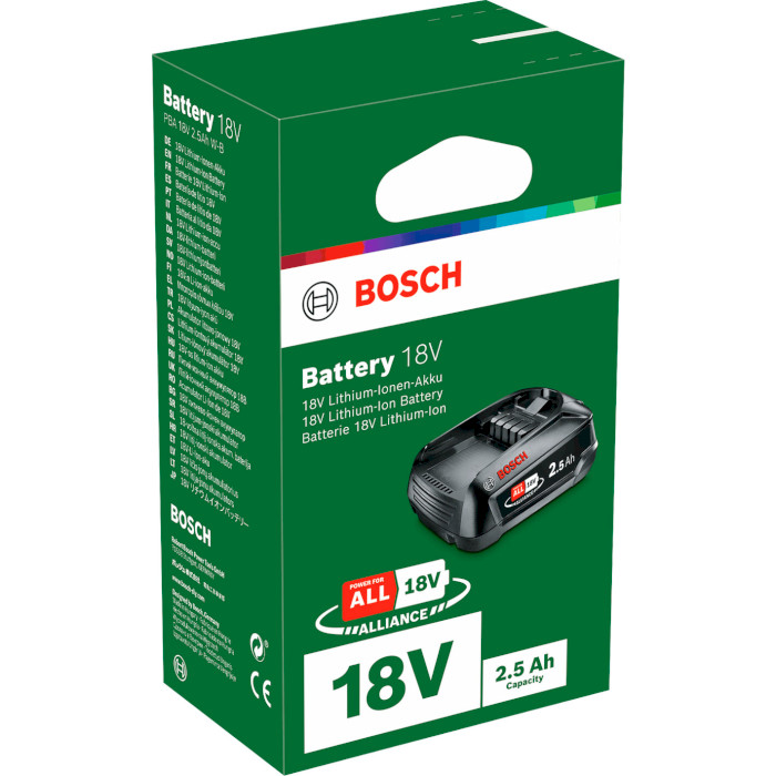 Акумулятор BOSCH PBA 18V 2.5Ah W-B (1.600.A00.5B0)