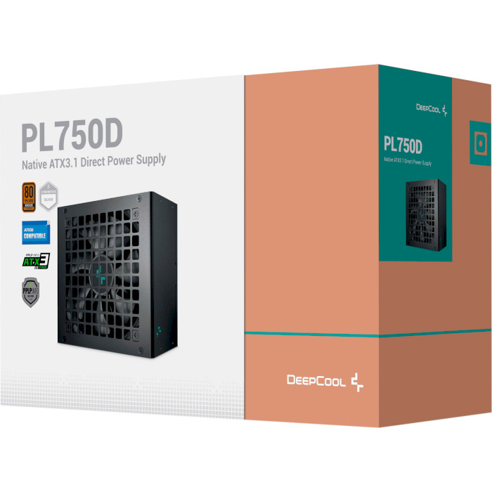 Блок живлення 750W DEEPCOOL PL750D V2 (R-PL750D-FC0B-EU-V2)