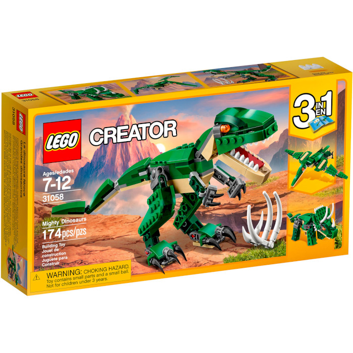 Конструктор LEGO Creator Могучие динозавры 174дет. (31058)