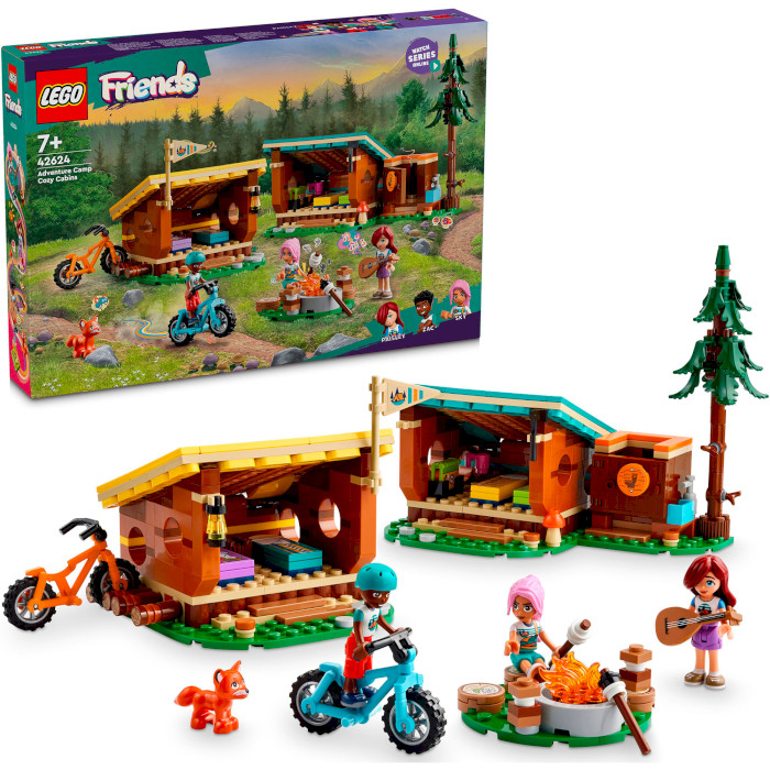 Конструктор LEGO Friends Уютные домики в приключенческом лагере 437дет. (42624)