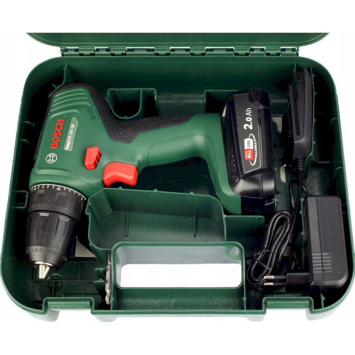 Аккумуляторная дрель-шуруповёрт BOSCH EasyDrill 18V-38 + АКБ 2Ah, ЗУ, кейс (0.603.9D8.003)