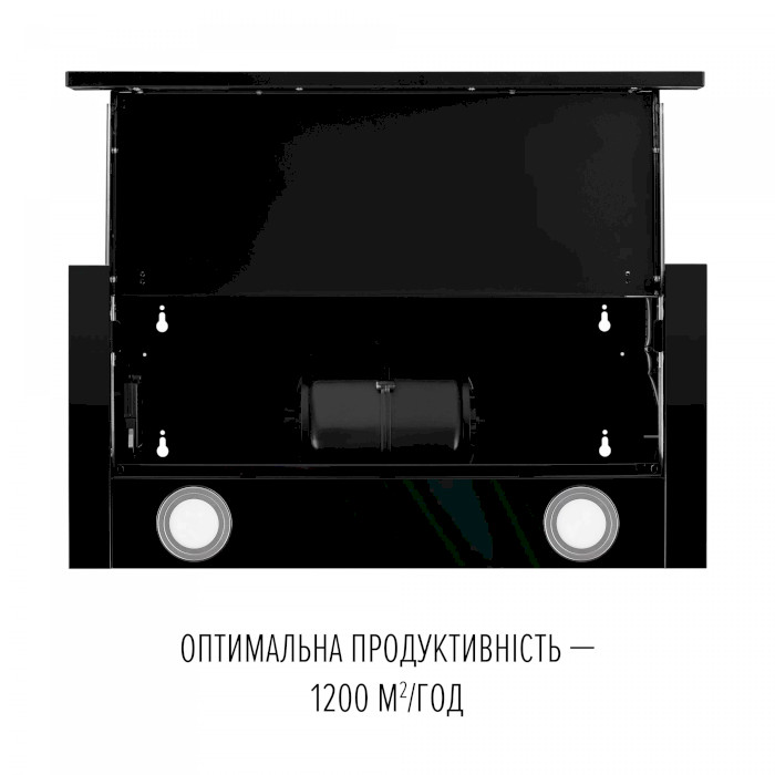 Витяжка PERFELLI TL 6822 BL 1200 LED