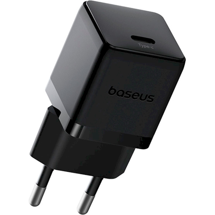 Зарядний пристрій BASEUS Palm Fast Charger 1C 30W EU Cluster Black (P10111605113-00)