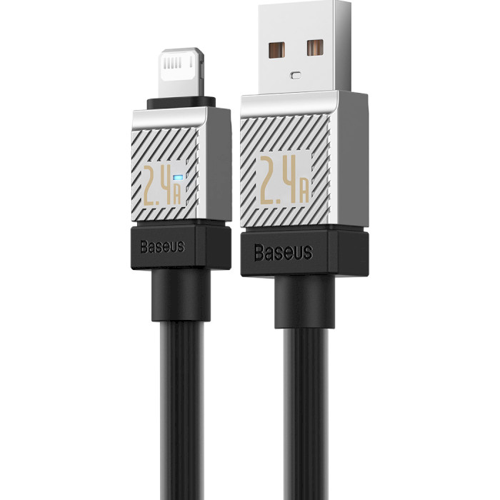 Кабель BASEUS CoolPlay Series Fast Charging Cable USB to iP 2.4A 1м Black (CAKW000401)