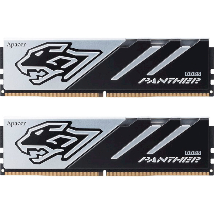 Модуль пам'яті APACER Panther DDR5 5200MHz 32GB Kit 2x16GB (AH5U32G52C5227BAA-2)