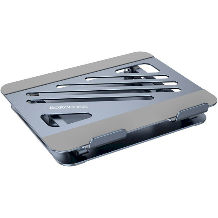 Подставка для ноутбука BOROFONE BH115 Plus Vito Metal Notebook Stand Metal Gray