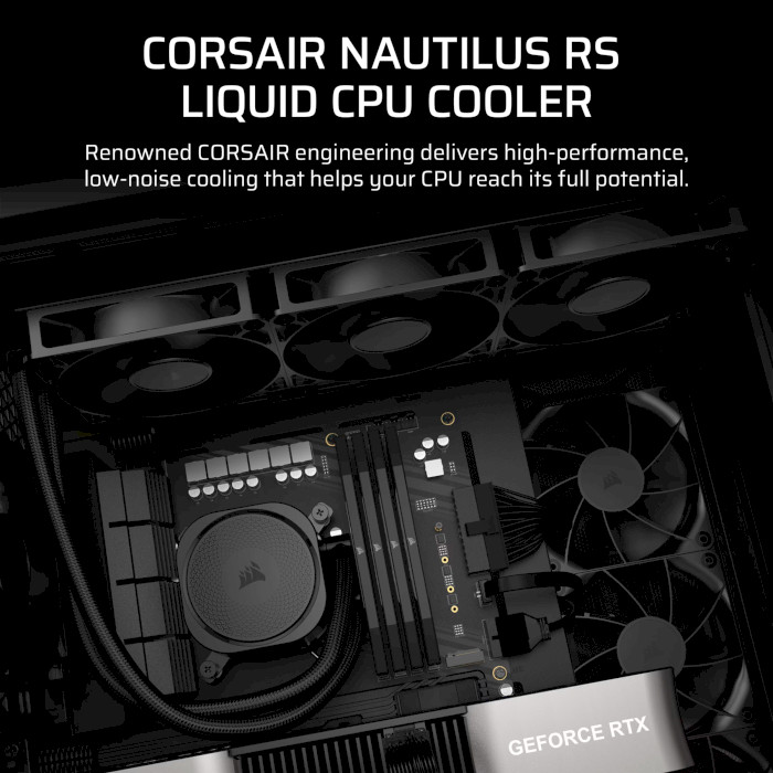 Система водяного охлаждения CORSAIR Nautilus 360 RS Black (CW-9060089-WW)