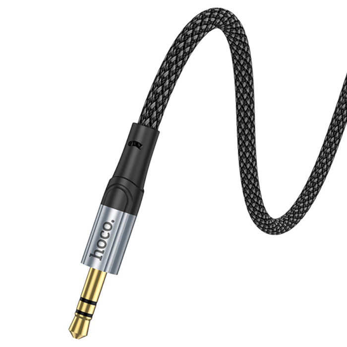 Кабель HOCO UPA26 Fresh AUX Audio Cable Type-C to 3.5mm 1м Black (6942007608824)