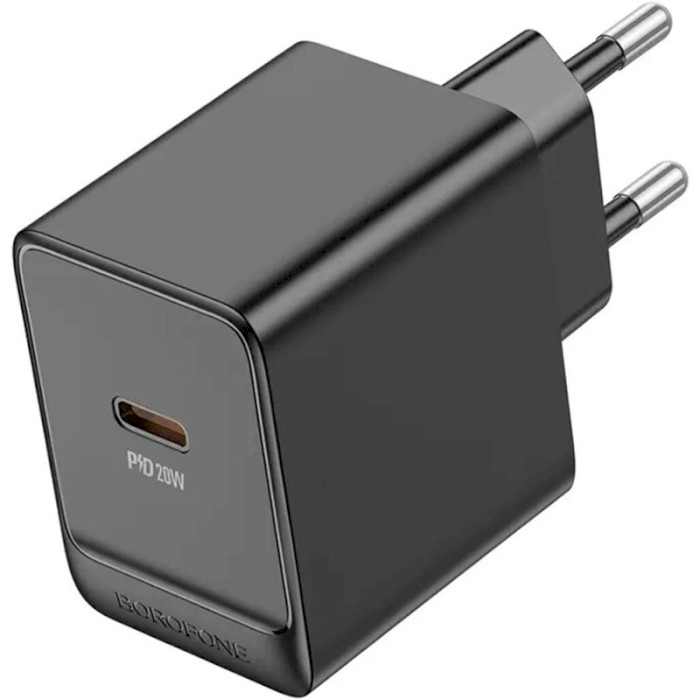 Зарядное устройство BOROFONE BAS13A Erudite 1xUSB-C, PD20W Black