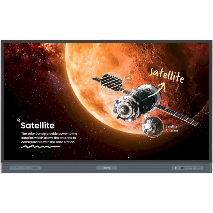 Интерактивный дисплей 75" BENQ RE7504 4K UHD (9H.F9FTK.DE4)