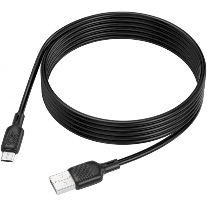 Кабель BOROFONE BX113 Lenny USB-A to Micro-USB 2м Black