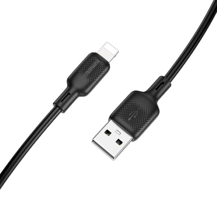 Кабель BOROFONE BX113 Lenny USB-A to Lightning 1м Black