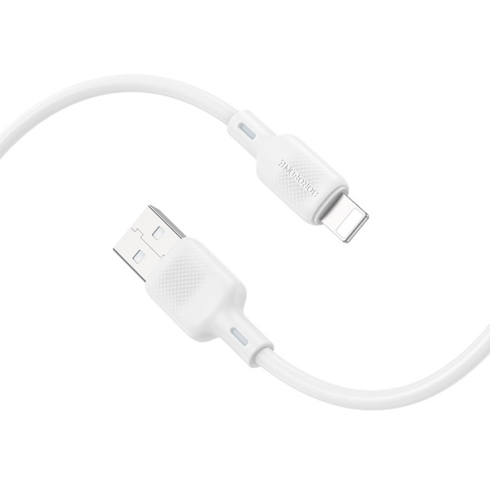 Кабель BOROFONE BX113 Lenny USB-A to Lightning 1м White